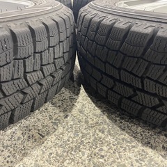 【売れました】155/65R14 ダンロップ スタッドレスホイールセット 21年製バリ溝の画像