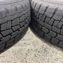【売れました】155/65R14 ダンロップ スタッドレスホイールセット 21年製バリ溝の画像