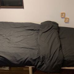 シングルベッド一式※枕のみ無【無料】の画像