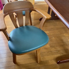 ダイニング5点セット✨回転イスの画像