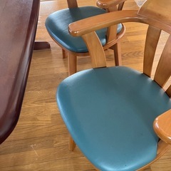 ダイニング5点セット✨回転イスの画像