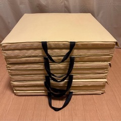 KaRaDaStyle 体操マット 3個セット 折りたたみ 連結可の画像