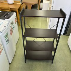 【リサイクルショップ ピカソ 小松原】🌈✨【幅61cm‼️超スリム✨おしゃれ4段ラック】省スペースに置ける万能収納📚🧴🌿★0909★の画像