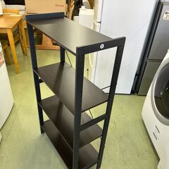 【リサイクルショップ ピカソ 小松原】🌈✨【幅61cm‼️超スリム✨おしゃれ4段ラック】省スペースに置ける万能収納📚🧴🌿★0909★の画像