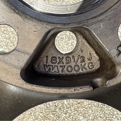 決まりました　TRACER GT-V ホイールサイズ 18インチ9.5J+38の画像