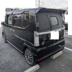 福岡発,N-BOXカスタム,ターボ,ローン可,車検満タン渡R9年12月,両側電動,グルーズコントロール,大阪南港止2.9万円,東京有明港3.9万円の画像