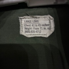 今日限定。ミリタリージャケット ユーティリティシャツ OG-107 ベトナム戦争 M-65の画像