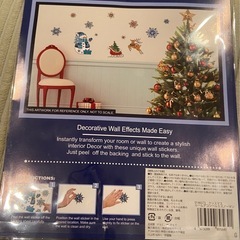 冬ステッカー　窓、壁用　クリスマス飾りの画像