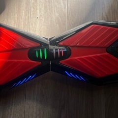 Hoverboard レッド ブラック LEDライトの画像