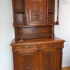 フランスアンティーク　キャビネットの画像