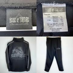 [上下セット] HOUSE OF TORTURE ジャージ ジップジャケット パンツ M ブラック 新日本プロレスの画像