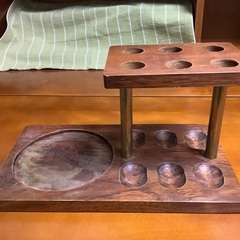 タバコ パイプラック スタンドディスプレイ 6本用 の画像