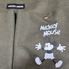 ミッキーバッグ　カーキ色の画像