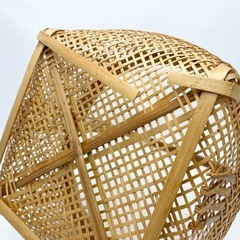 ラタン 籐のかご  5個 入れ子式の画像