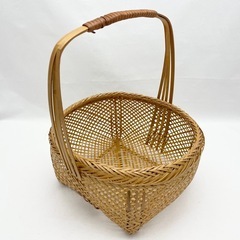 ラタン 籐のかご  5個 入れ子式の画像