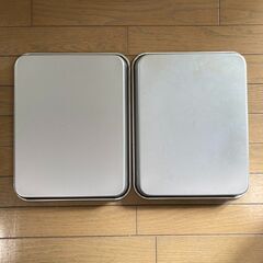 大きいサイズ業務用ステンレスバット 2点セットの画像