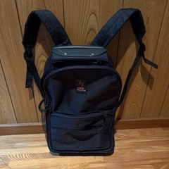 ANIECEHECHTER製キャリー付きリュックサック黒色の画像