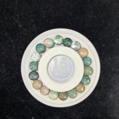 インディアンアゲート10mmブレスレット☪️15.5cmの画像