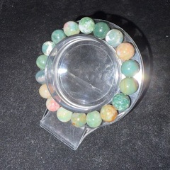 インディアンアゲート10mmブレスレット☪️15.5cmの画像