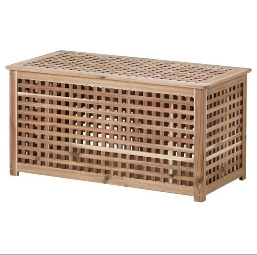 【美品】IKEA HOL 収納付きリビングテーブル