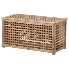 【美品】IKEA HOL 収納付きリビングテーブルの画像