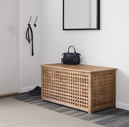 【美品】IKEA HOL 収納付きリビングテーブル