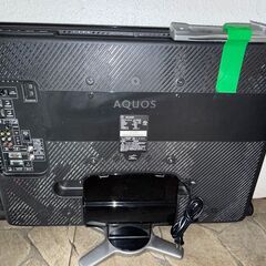 動作品　０円　３２インチ液晶テレビ　シャープ　リモコン付き　引取限定無料の画像