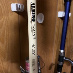 打ち込み竿、リール2個ずつの画像