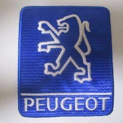 GΣ足142 ワッペン PEUGEOT 検：プジョー フランス 自動車 バイク オートバイ レーシング F1 スポンサーの画像
