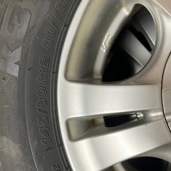 145／80r12  ホイール付きの画像