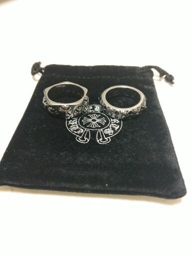 クロムハーツリング2個セット