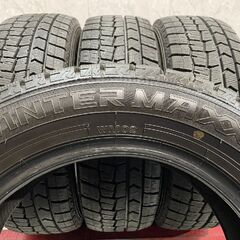 DUNLOP WINTER MAXX WM02 185/65R15 15インチ スタッドレス 4本 21年製 バリ溝 イスト ウイングロード MAZDA2 フリード ノート等　(MTS524)クレジットカード QRコード決済可能の画像