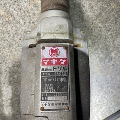 マキタ製ドリルの画像