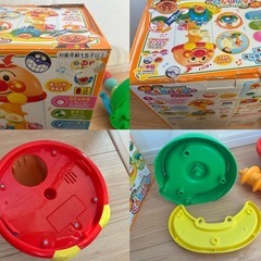 アンパンマン にぎって！おとして！光るくるコロタワー 知育玩具の画像