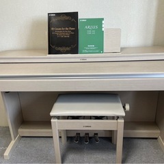 YAMAHA 電子ピアノ ホワイト 3ペダル付き　YDP-163 の画像