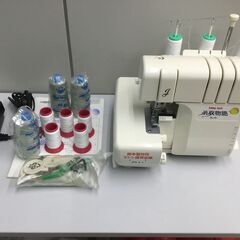 【🍀超美品】ＪＵＫＩロックミシン 糸取物語・BL25W ｗａｖｅウェーブの画像