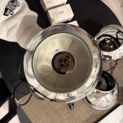 ペンダントライト3灯シルバーLED電球3個セットの画像