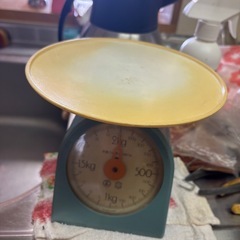 レトロ　はかりの画像