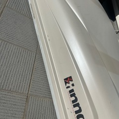 inno  ルーフボックス ホワイト の画像