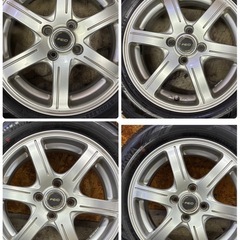 他ご成約、175/65R15🌈2023年スタッドレス+アルミセット🌈アクア、フィット、ノート、スイフトその他‼️ご不要なタイヤ付きアルミお買取させて頂きます‼️委の画像