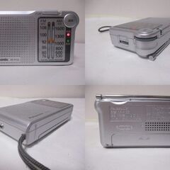 G∀足182 ラジオ Panasonic RF-P155 検：AM/FM コンパクト ポータブル 家電 中古家電の画像