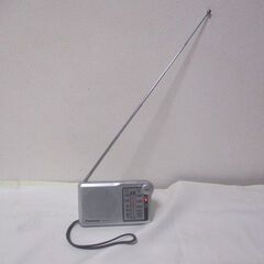 G∀足182 ラジオ Panasonic RF-P155 検：AM/FM コンパクト ポータブル 家電 中古家電の画像