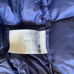 UNIQLO ダウン　クリーニング済みの画像