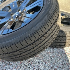 【新車外し】【送料込み】デリカD5 シャモニー タイヤ ホイール 純正ナットの画像