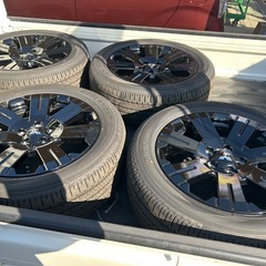 【新車外し】【送料込み】デリカD5 シャモニー タイヤ ホイール 純正ナットの画像