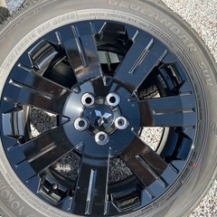 【新車外し】【送料込み】デリカD5 シャモニー タイヤ ホイール 純正ナットの画像
