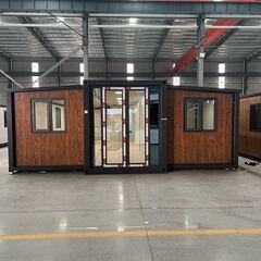 20FT2寝室1リビング１キッチン１浴室付きコンテナユニットプレハブハウス事務所仮設住宅店舗職員寮高度カスタム高品質断熱半日設置移動の画像