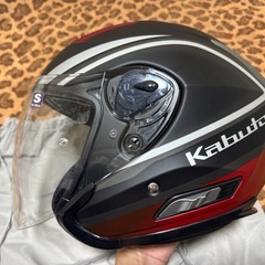 12/2のみ価格！！【未使用同様の極美品】 赤と黒のマット仕上げの　OGK Kabuto製ジェットヘルメット ASAGIの画像