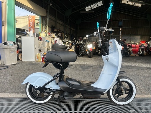 可愛いバイク❗️ スズキ　チョイノリ　CZ41A 50cc 原付　ホワイトリボン