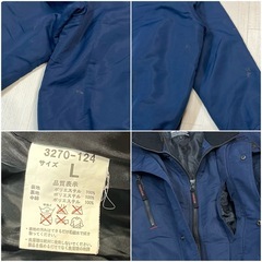 寅壱 Lブルゾン防風撥水中綿ジャンパー防寒着の画像